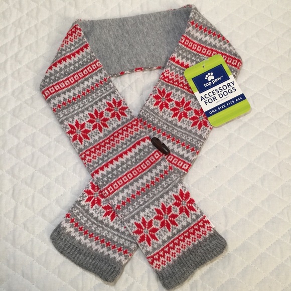 Top Paw Other - Top Paw Dog Winter Scarf with Toggle
